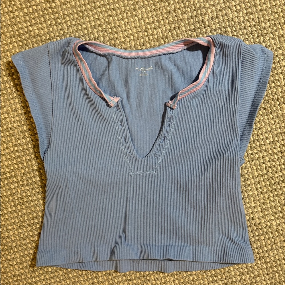 Urban Outfitters Out From Under Go For Gold Seamless top Blue